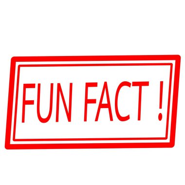 Fun gerçek kırmızı damga metni beyaz