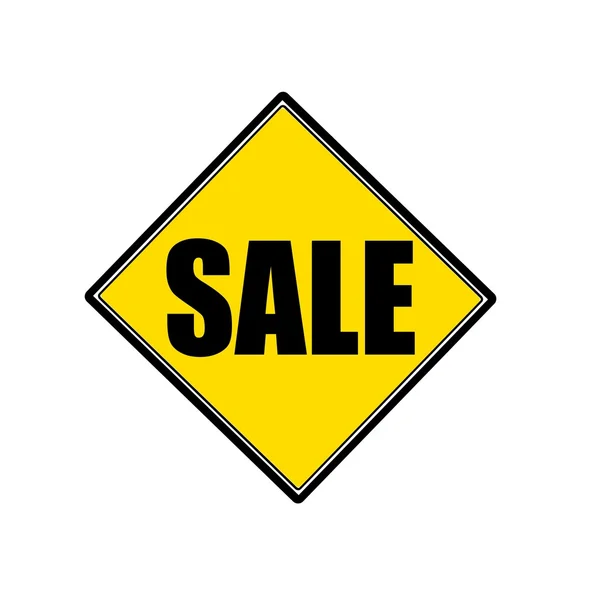 SALE black stamp text on yellow — Stock Photo, Image