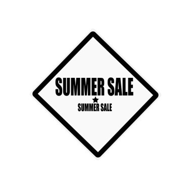 Yaz Satılık siyah Damga metni beyaz arka plan üzerinde