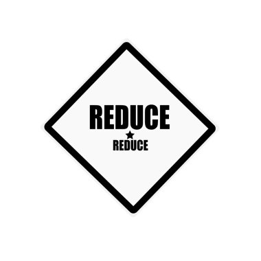 Beyaz arka planda siyah Damga metni azaltmak