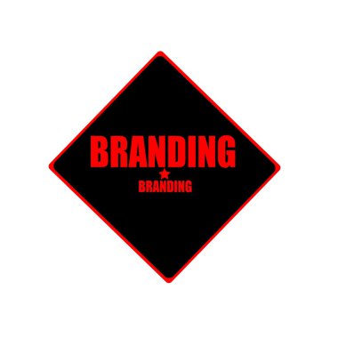 Kırmızı damga metni siyah arka plan üzerine markalama