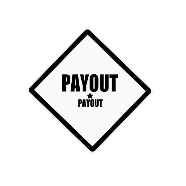 Payout black stamp text on white background — Stock Photo, Image