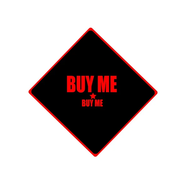 Buy me red stamp text on black background — Stock Photo, Image