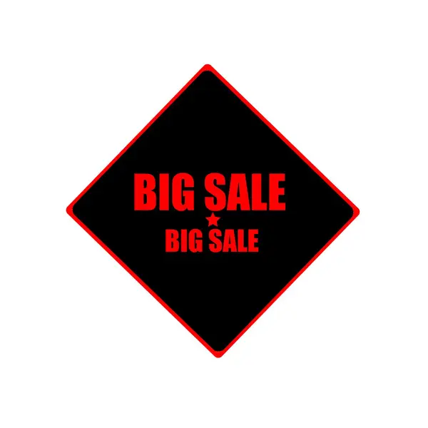 Big sale red stamp text on black background — Stock Photo, Image