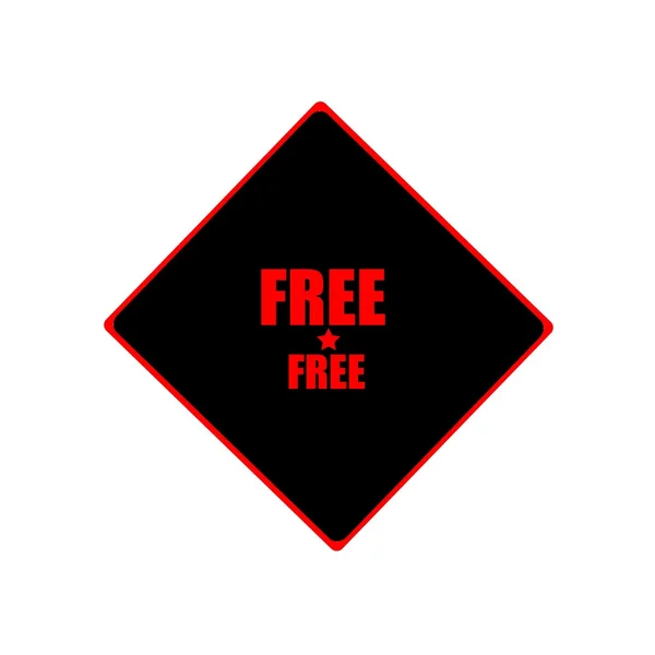 Free red stamp text on black background — Stock Photo, Image