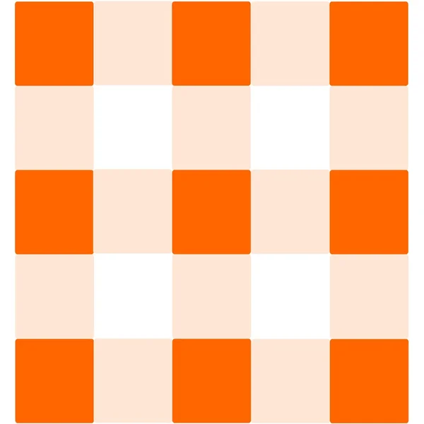 オレンジ色のテーブル クロス パターン背景 — ストック写真