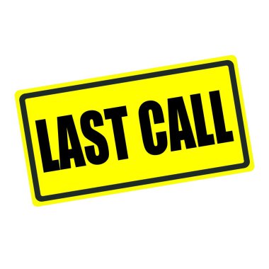 son damga metni sarı arka plan üzerinde ara