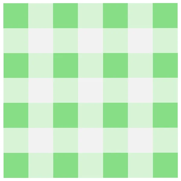 Zöld kockás abrosz minta — Stock Fotó