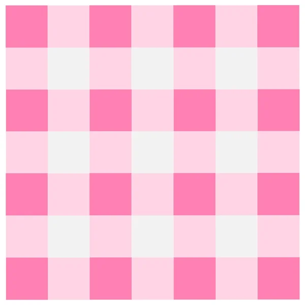Roze geruite tafelkleden patroon — Stockfoto