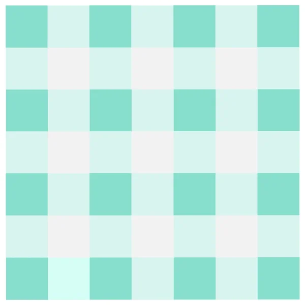 Blue green checkered tablecloths pattern — Stock Photo, Image