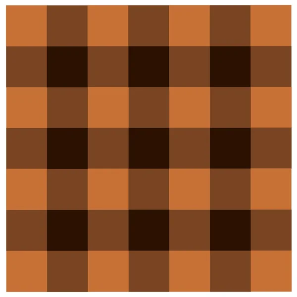 Oranje zwart geruite tafelkleden patroon — Stockfoto
