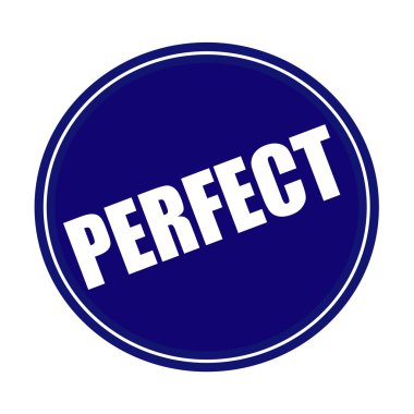 mükemmel beyaz damga metni mavi