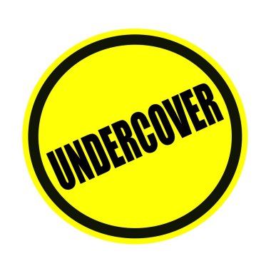 Gizli siyah Damga metni sarı