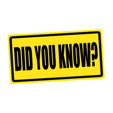 Biliyorsun siyah metin sarı damga