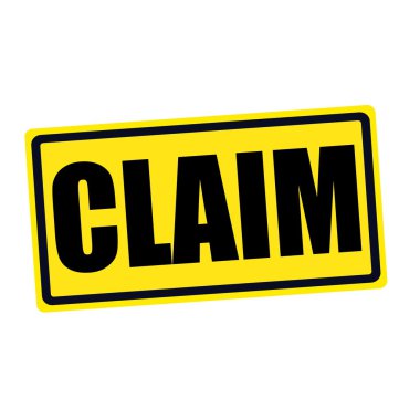 Sarı siyah damga metni iddia