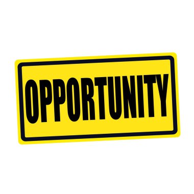 Fırsat siyah Damga metni sarı