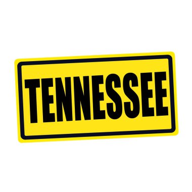 Tennessee siyah Damga metni sarı