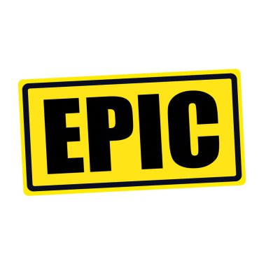 Epik siyah Damga metni sarı