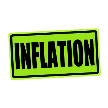 Enflasyon siyah damga metni yeşil