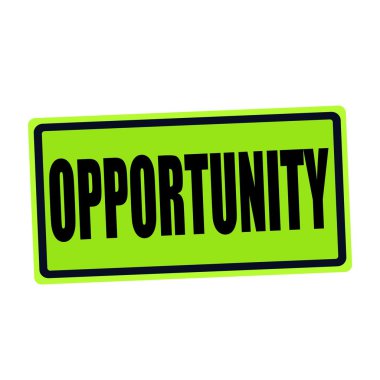 Fırsat siyah Damga metni yeşil