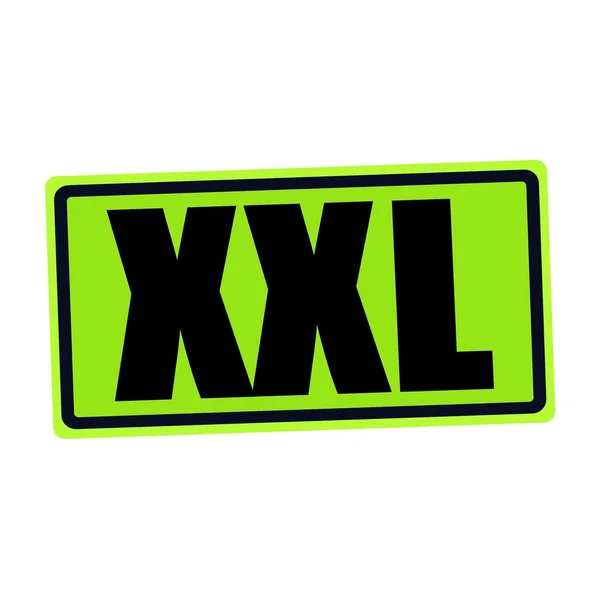 XXL black stamp text on green — Stock Photo, Image