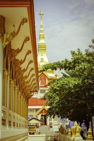 Lugares de culto e arte do templo da Tailândia Yasothon, Tailândia — Fotografia de Stock