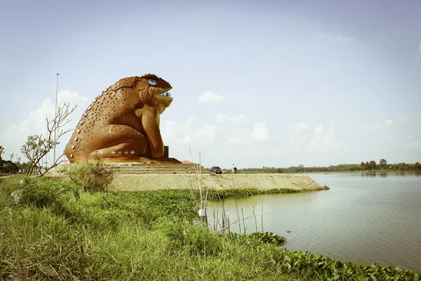 Park toads and model rocket festival Yasothon,Thailand — Stock Photo, Image