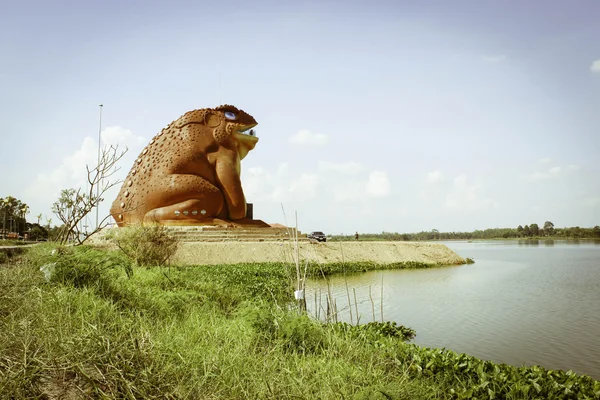 Park sapos y modelo cohete festival Yasothon, Tailandia — Foto de Stock