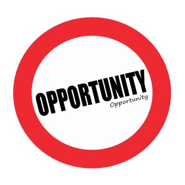 Fırsat siyah damga metni beyaz