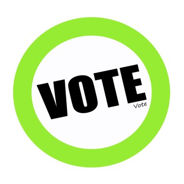 Siyah Damga metni beyaz oy