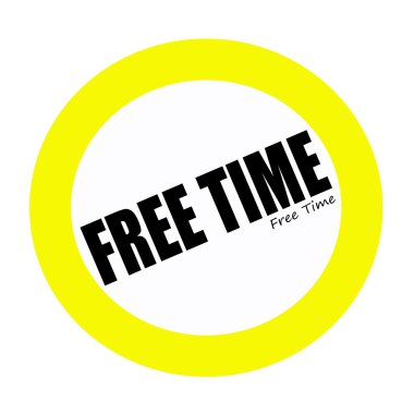 Zaman siyah Damga metni beyaz üzerine ücretsiz