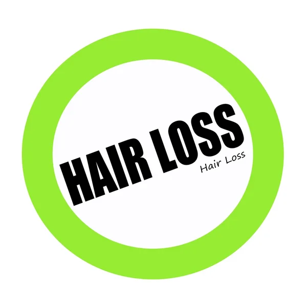 HAIR LOSS black stamp text on white — Stock Photo, Image