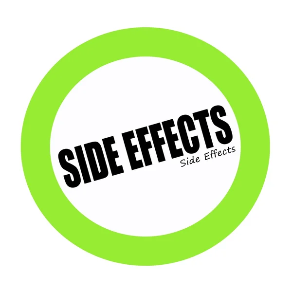 SIDE EFFECTS black stamp text on white — Stock Photo, Image