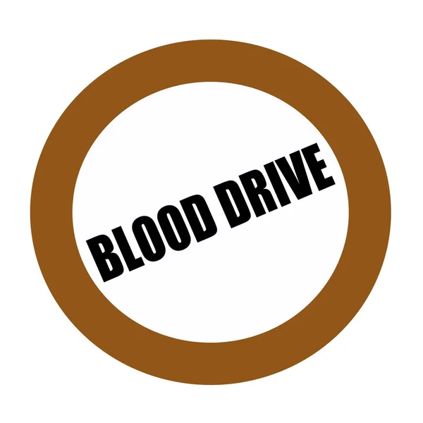 Blood Drive černé razítko text na bílém pozadí — Stock fotografie