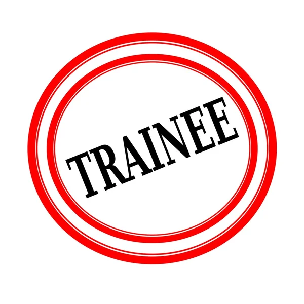 TRAINEE black stamp text on white backgroud — Stock Photo, Image