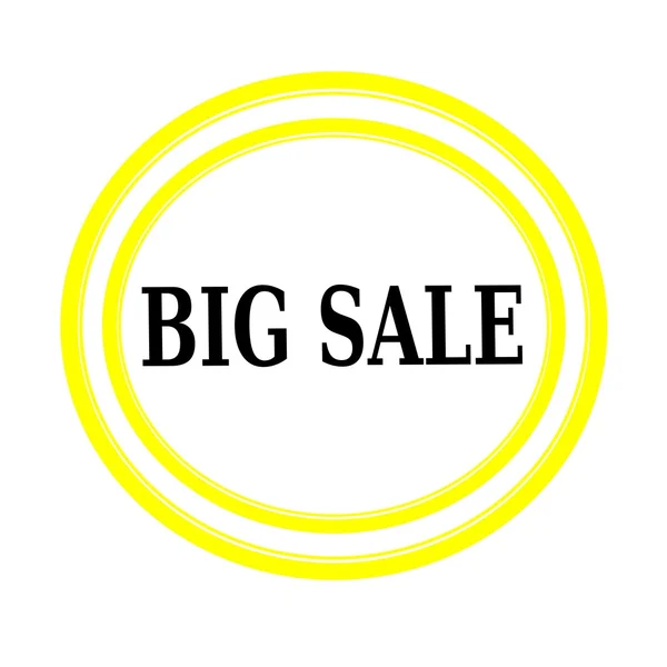BIG SALE black stamp text on white backgroud — Stock Photo, Image