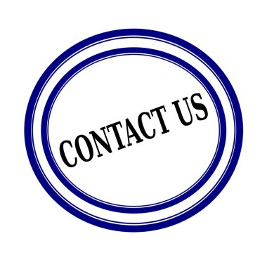 Beyaz kağıt üzerinde siyah damga metni iletişim