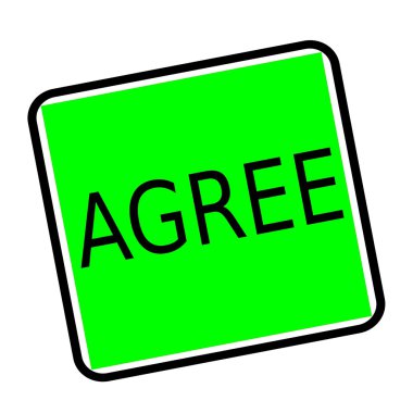  Yeşil arka plan üzerinde siyah damga metni kabul