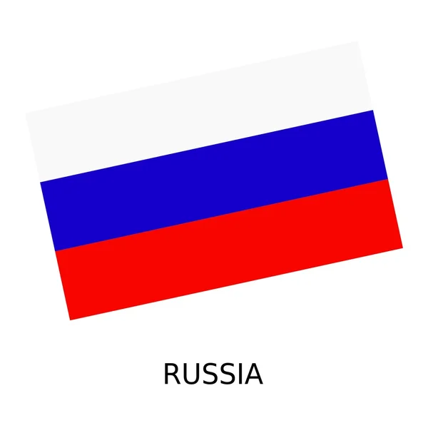Rysslands nationella flagga — Stockfoto