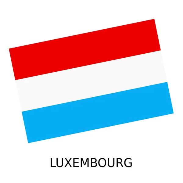 Bandera nacional de Luxemburgo — Foto de Stock