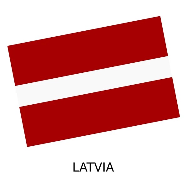 拉脱维亚的国旗 — 图库照片