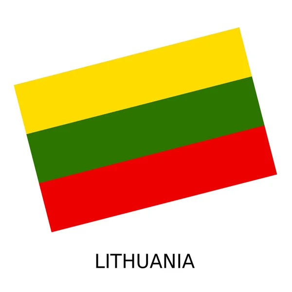 Bandeira nacional da Lituânia — Fotografia de Stock