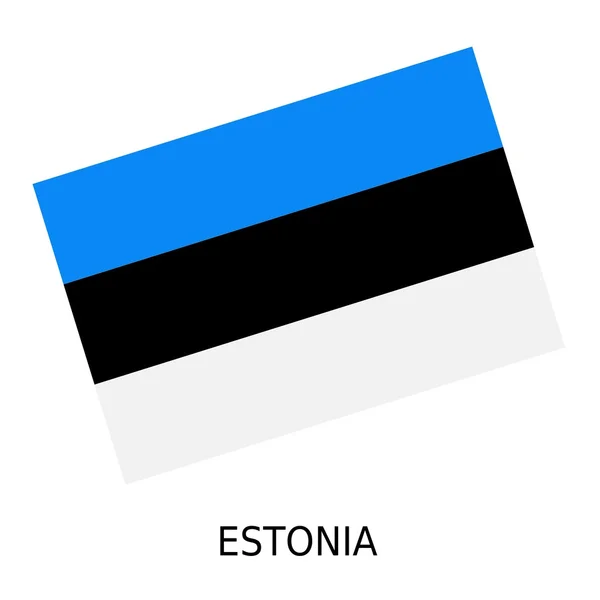Estlands nationella flagga — Stockfoto