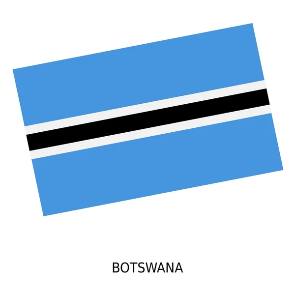 Bandiera nazionale del Botswana — Foto Stock