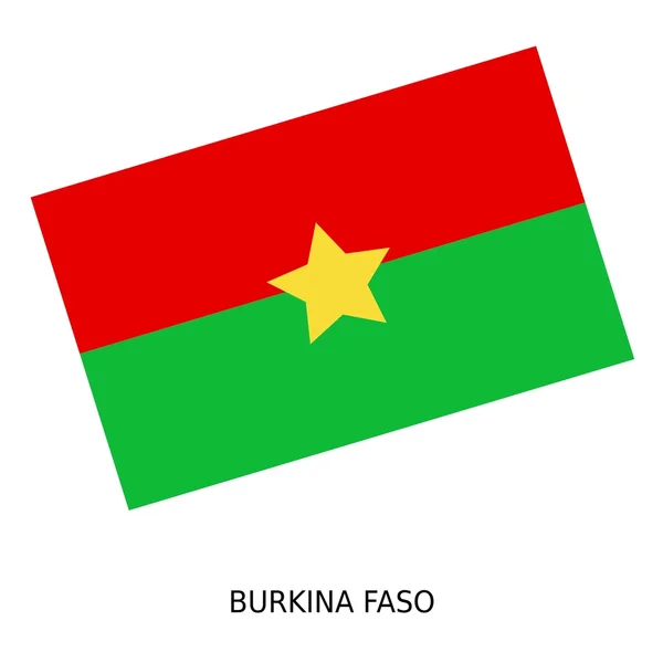 Bandiera nazionale del Burkina Faso — Foto Stock