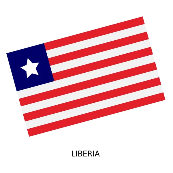 Bandeira nacional de Libéria — Fotografia de Stock