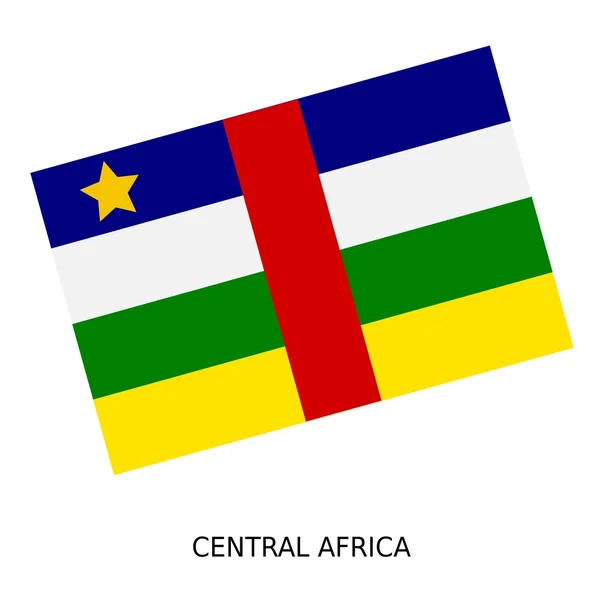中央アフリカ共和国の国旗 — ストック写真
