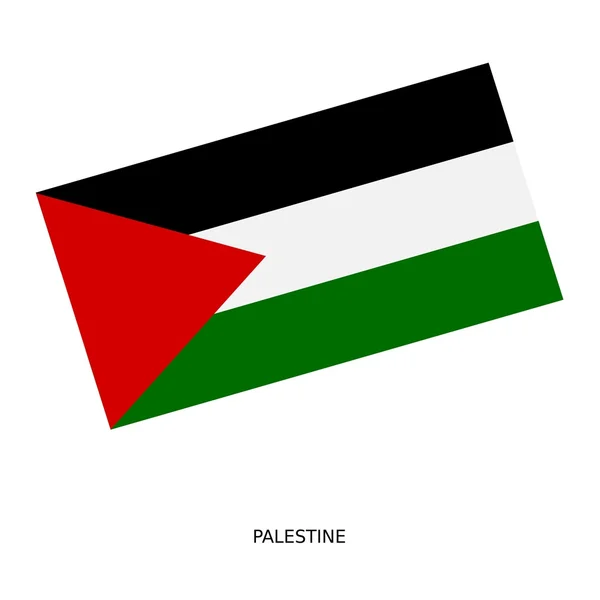 Nationalflagge von Palestin — Stockfoto
