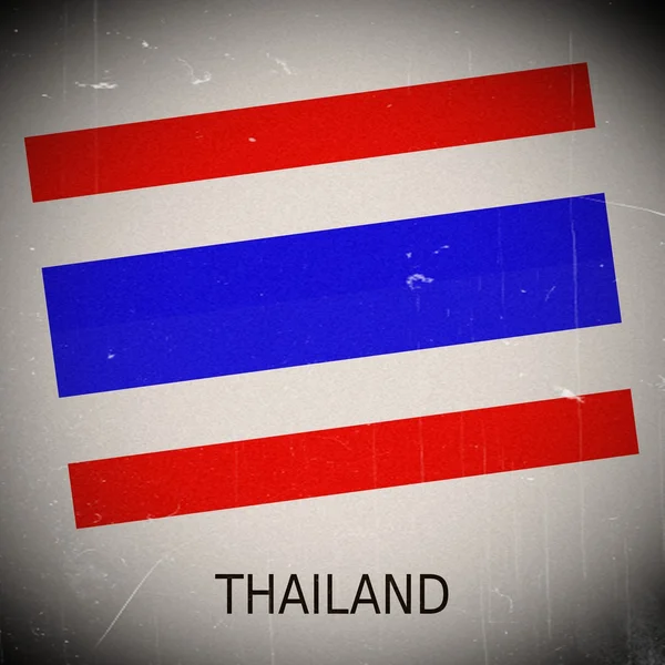 Drapeau national de Thaïlande — Photo