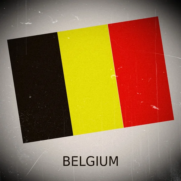 Bandiera nazionale del Belgio — Foto Stock